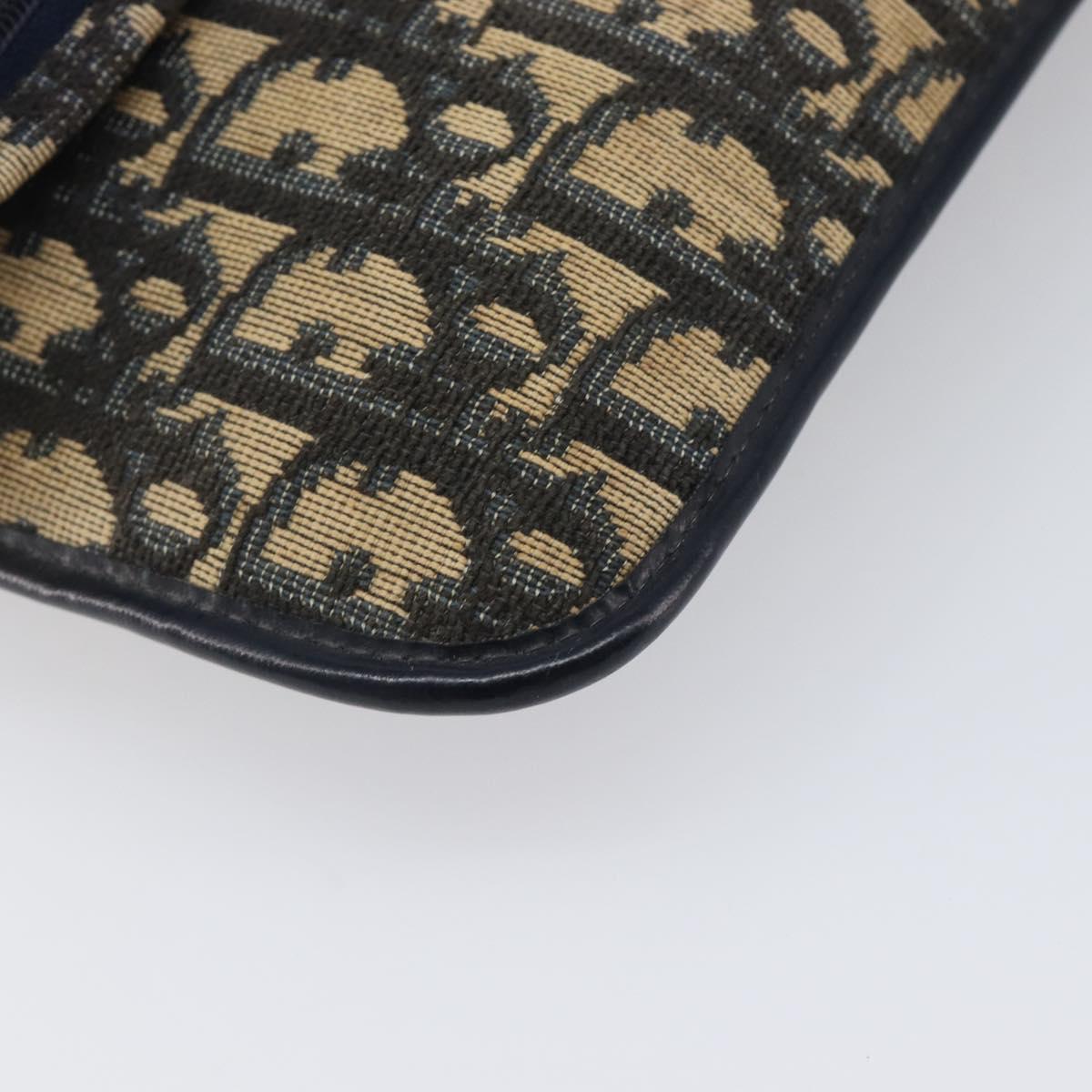 Dior Navy Monogram Envelope Clutch