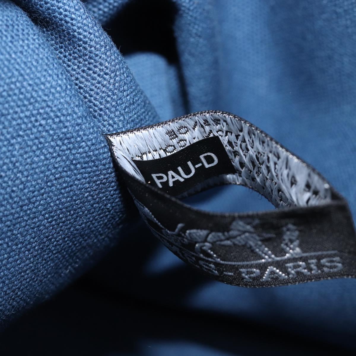 Hermès Blue Striped Canvas Tote