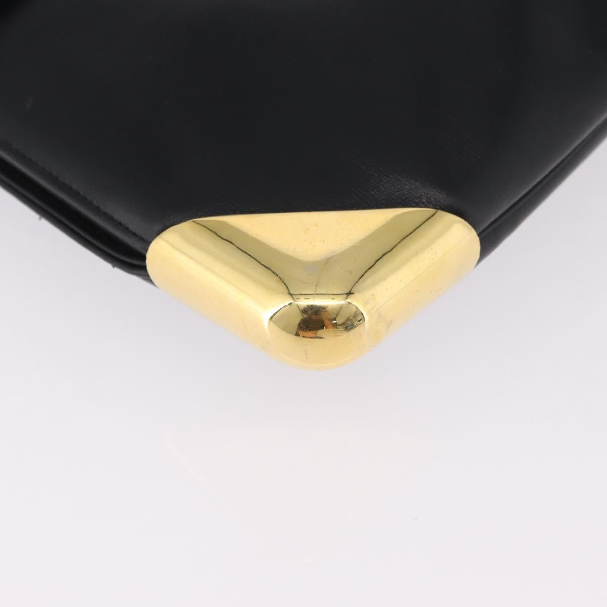 Dior Black Leather Trotter Shoulder Bag