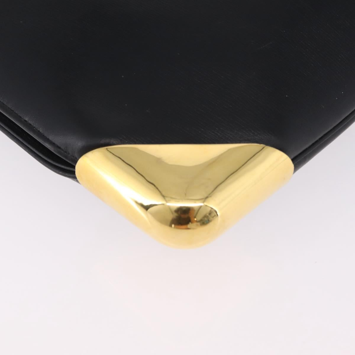 Dior Black Leather Trotter Shoulder Bag