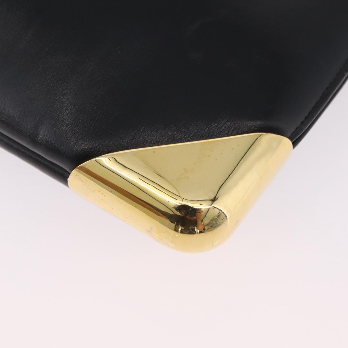 Dior Black Leather Trotter Shoulder Bag