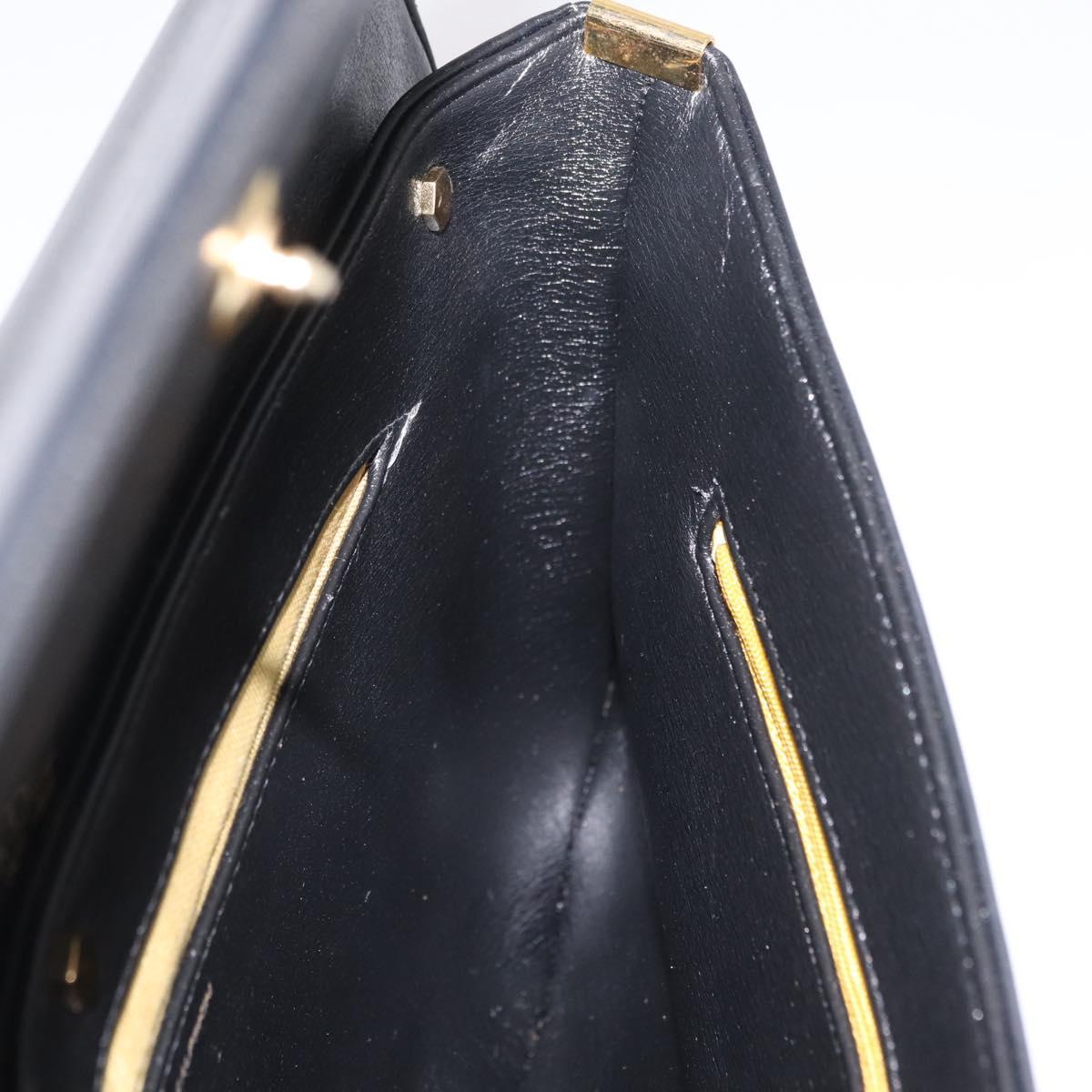 Dior Black Leather Trotter Shoulder Bag