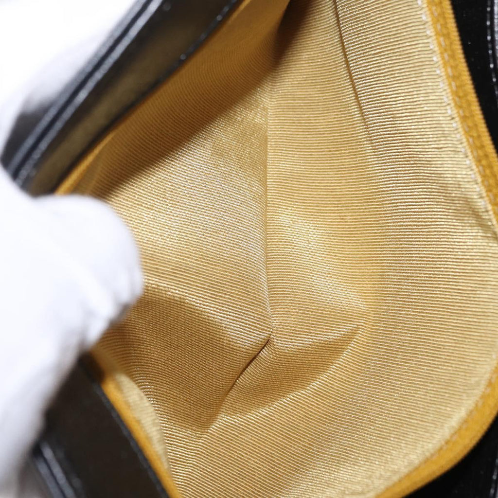 Dior Black Leather Trotter Shoulder Bag
