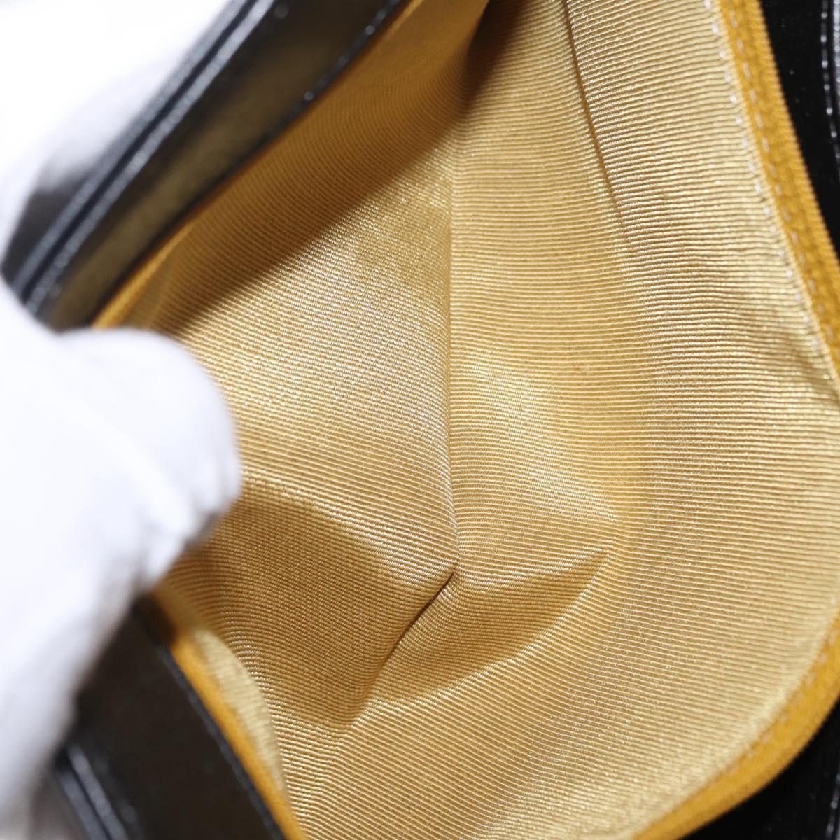 Dior Black Leather Trotter Shoulder Bag