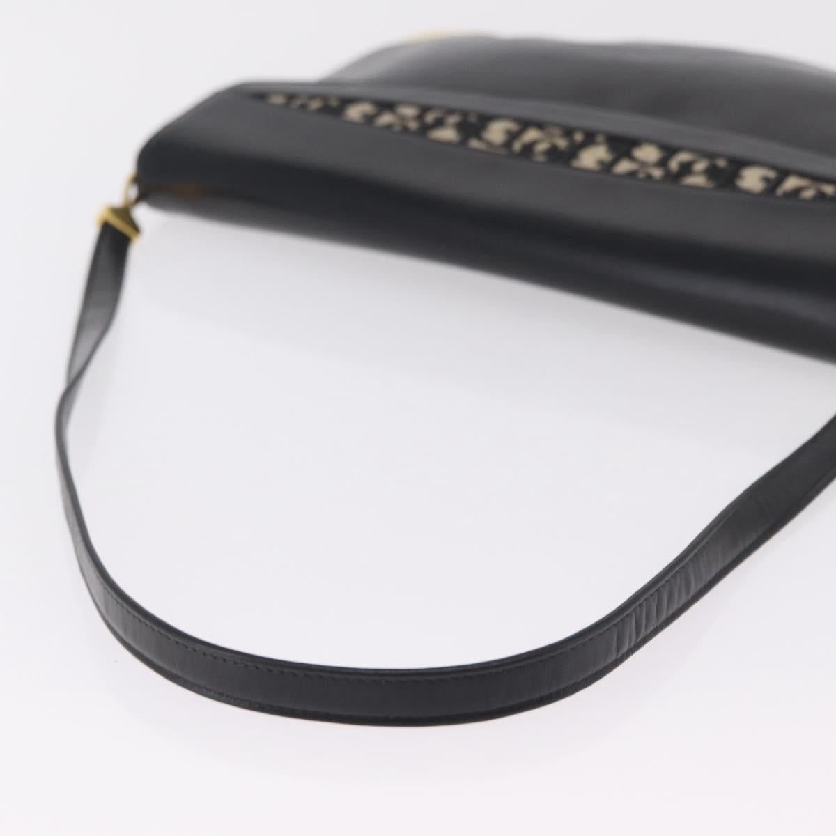 Dior Black Leather Trotter Shoulder Bag