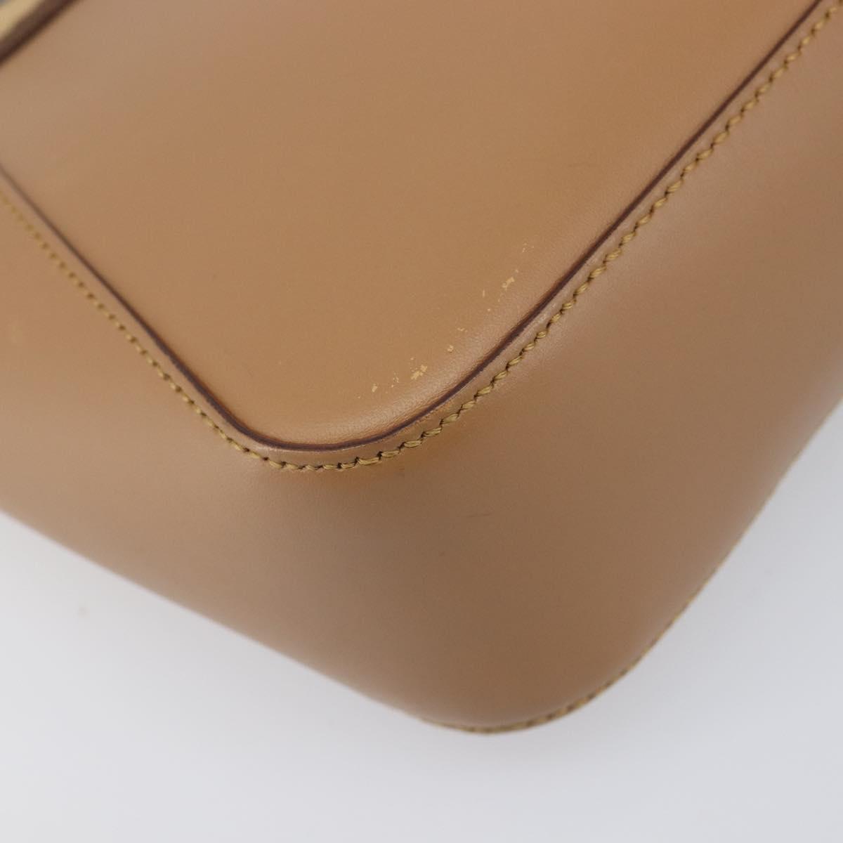Gucci Tan Striped Leather Handbag