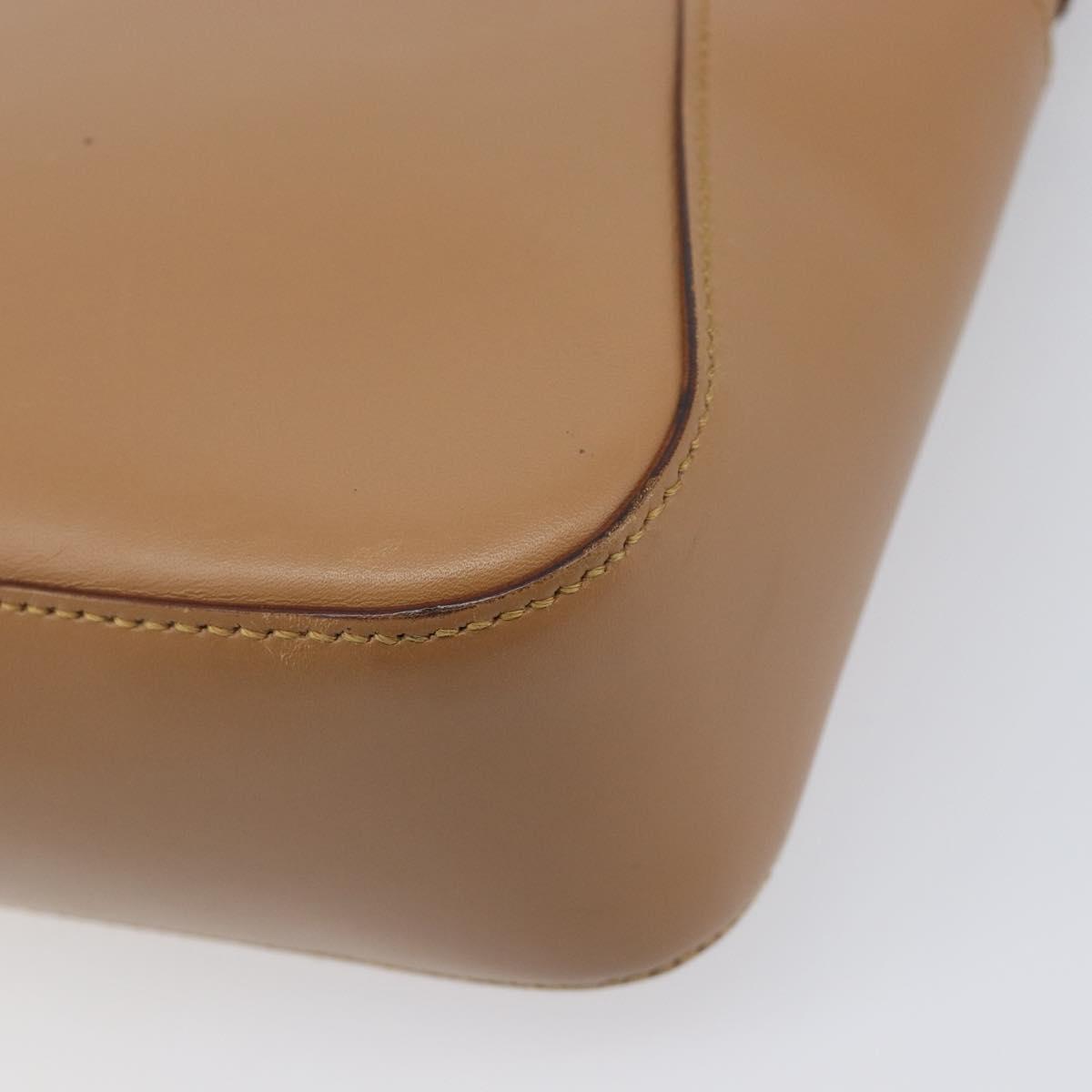 Gucci Tan Striped Leather Handbag