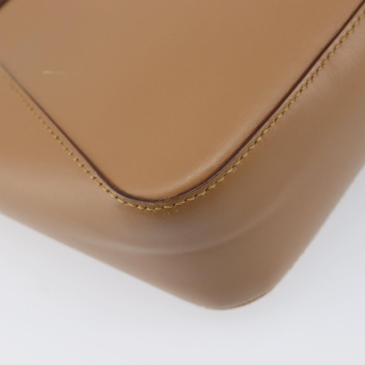 Gucci Tan Striped Leather Handbag