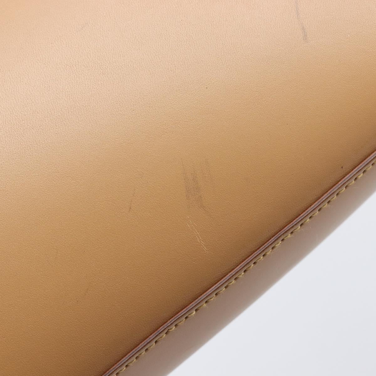Gucci Tan Striped Leather Handbag
