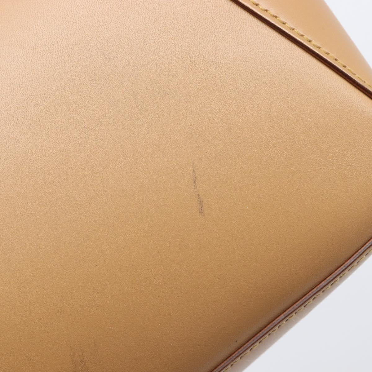 Gucci Tan Striped Leather Handbag