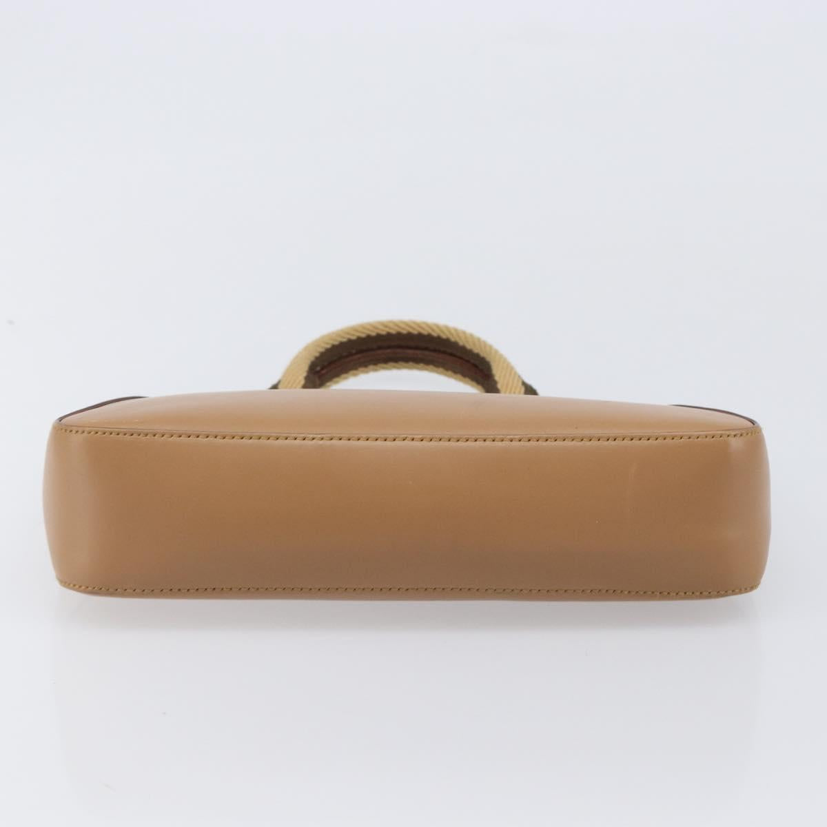 Gucci Tan Striped Leather Handbag