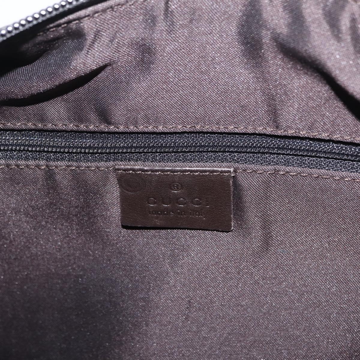 Gucci Monogram and Bamboo Handbag