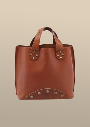 Celine Brown Studded Handbag