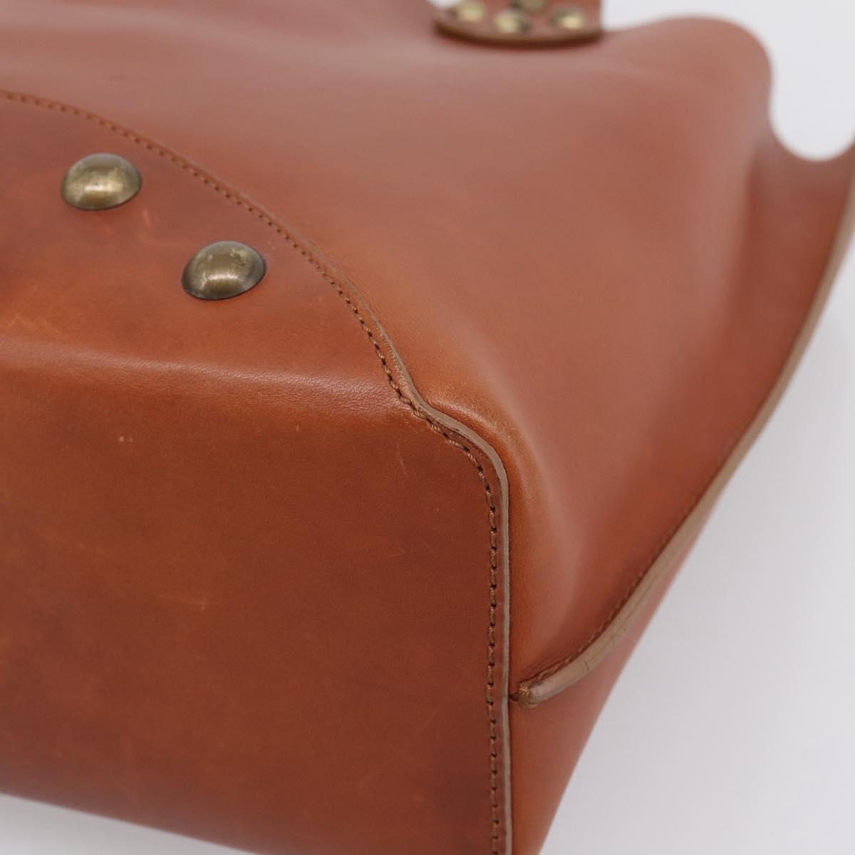 Celine Brown Studded Handbag