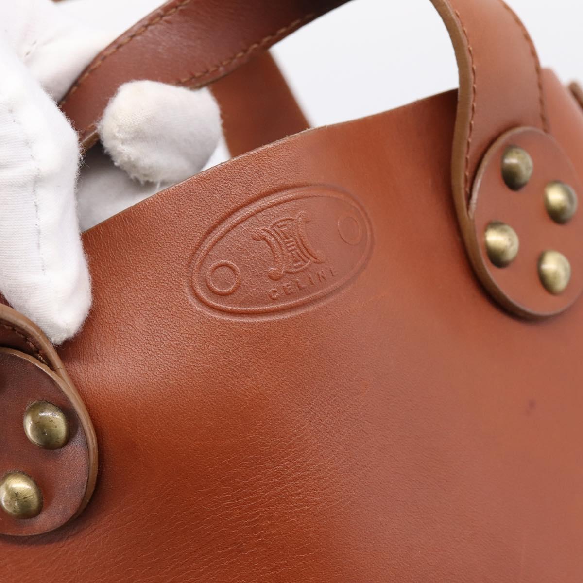 Celine Brown Studded Handbag