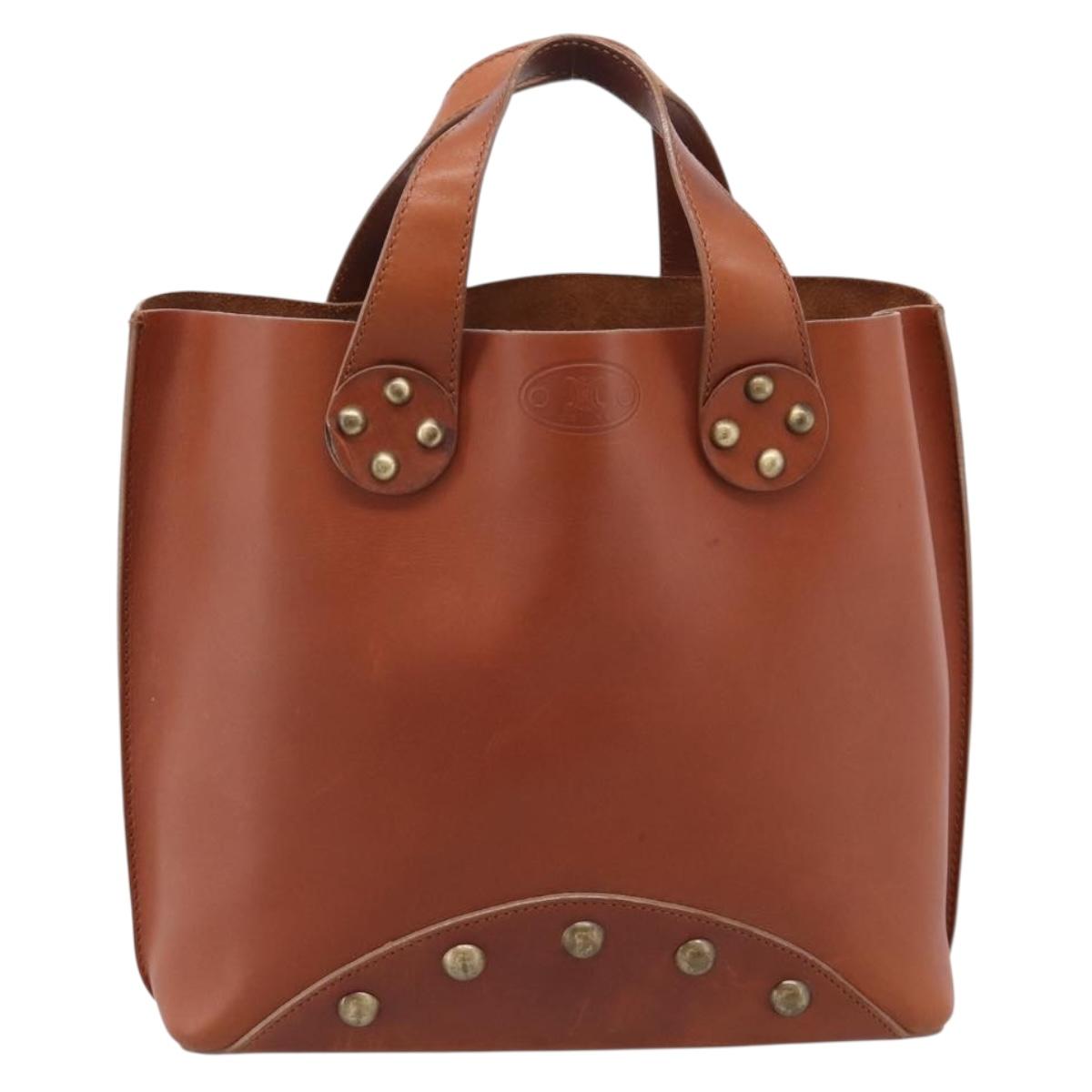 Celine Brown Studded Handbag