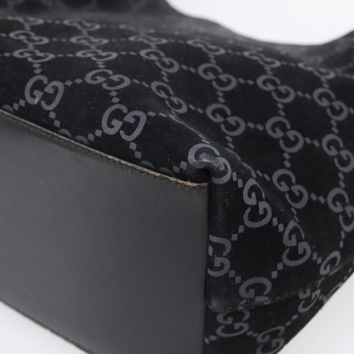 Gucci Black Monogram Shoulder Bag