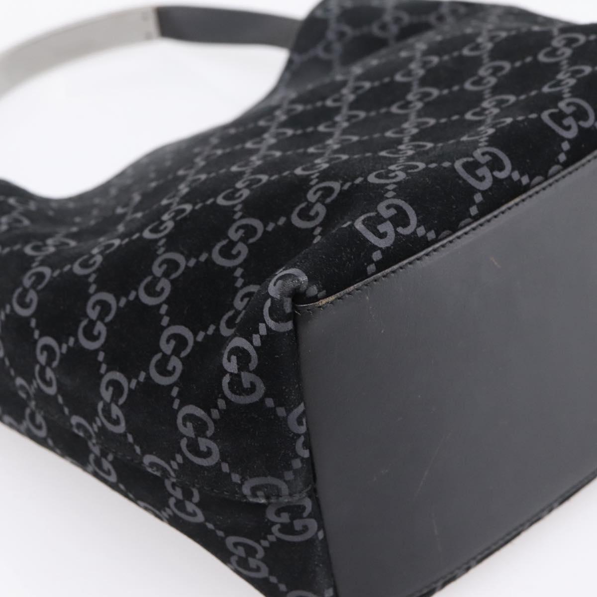 Gucci Black Monogram Shoulder Bag
