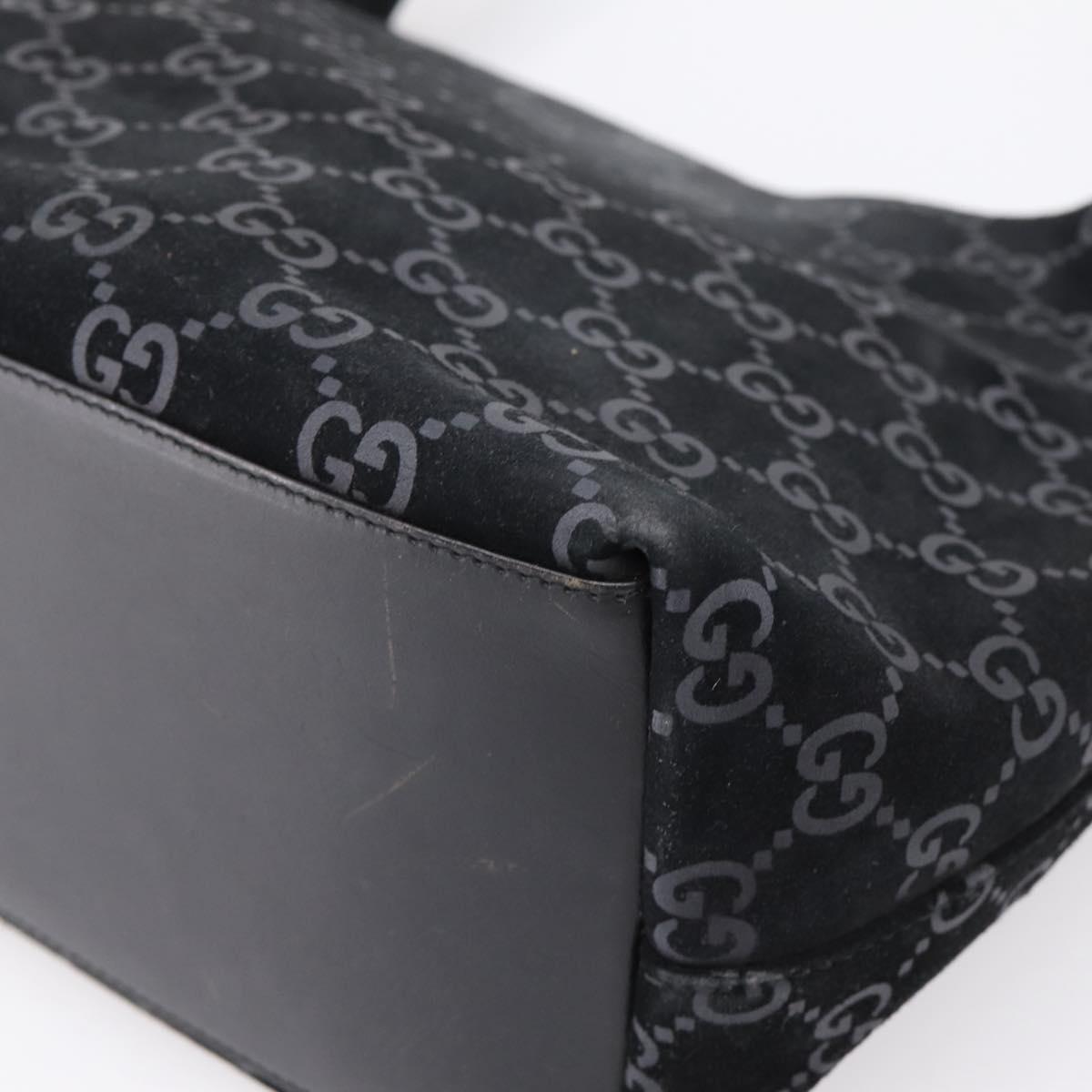 Gucci Black Monogram Shoulder Bag