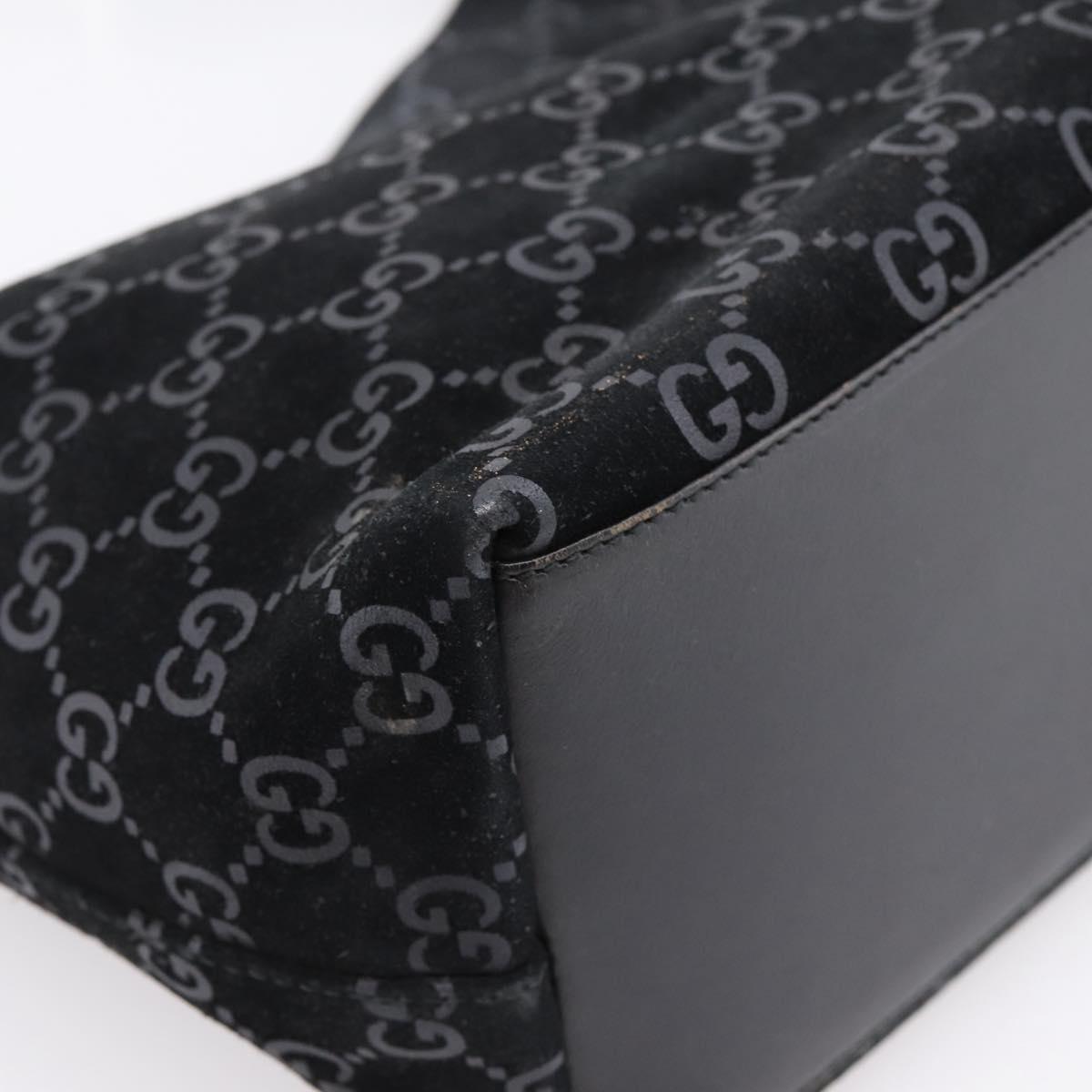 Gucci Black Monogram Shoulder Bag