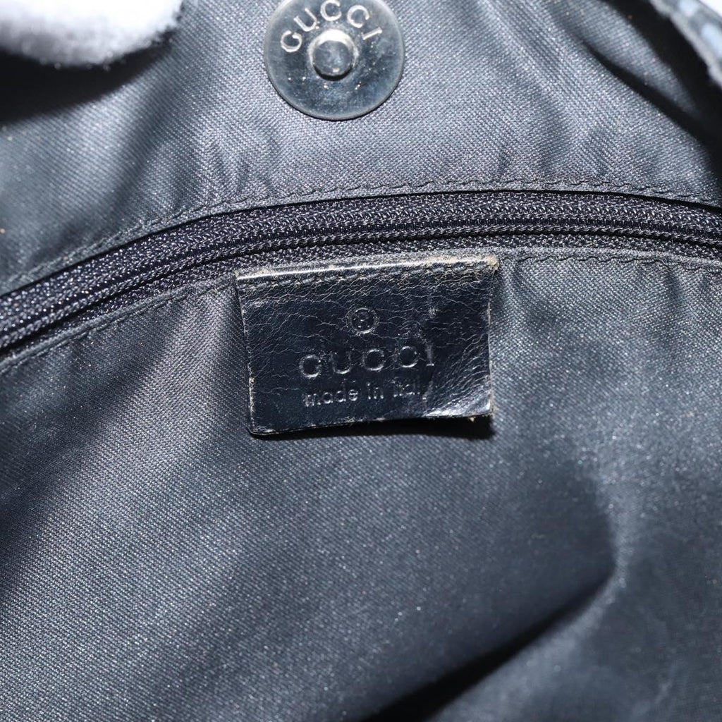 Gucci Black Monogram Shoulder Bag