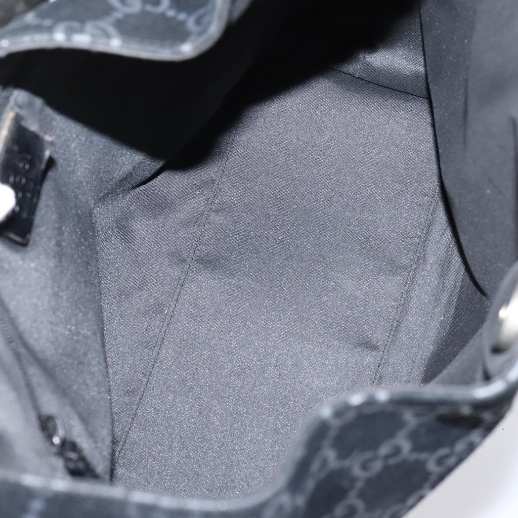 Gucci Black Monogram Shoulder Bag