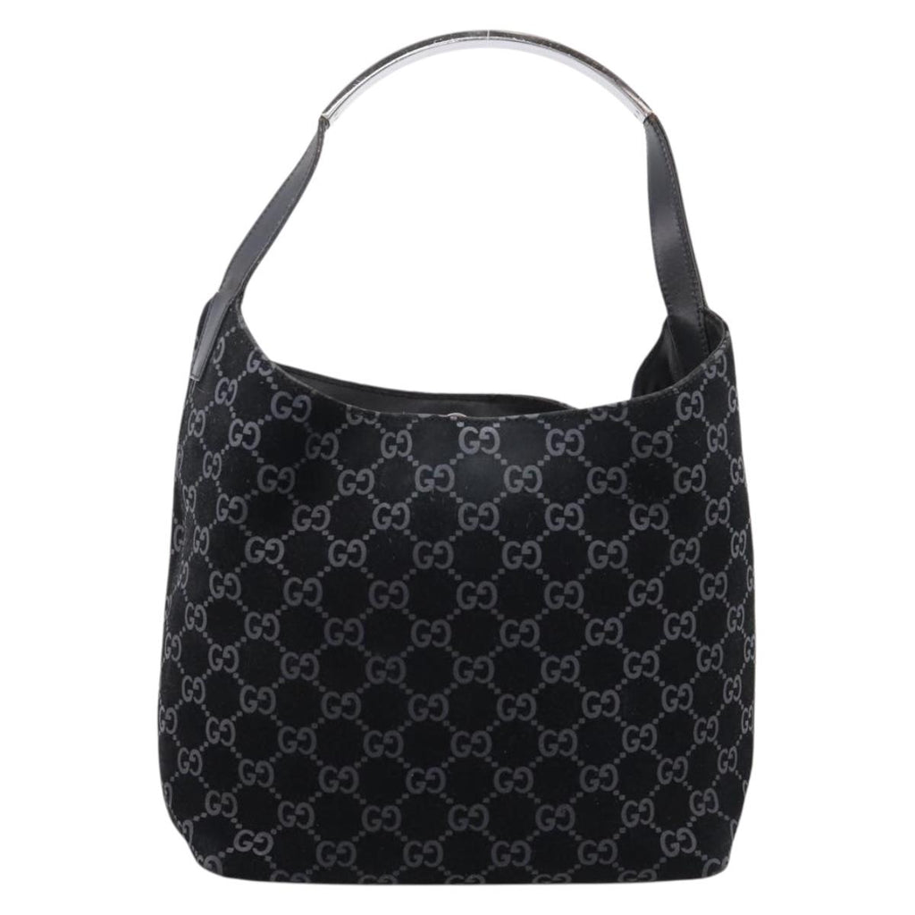 Gucci Black Monogram Shoulder Bag
