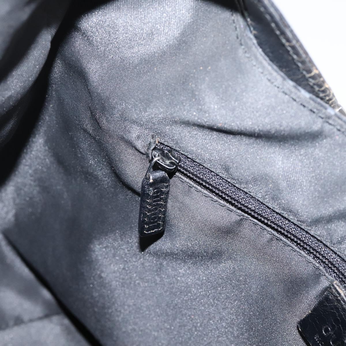 Gucci Black Monogram Shoulder Bag