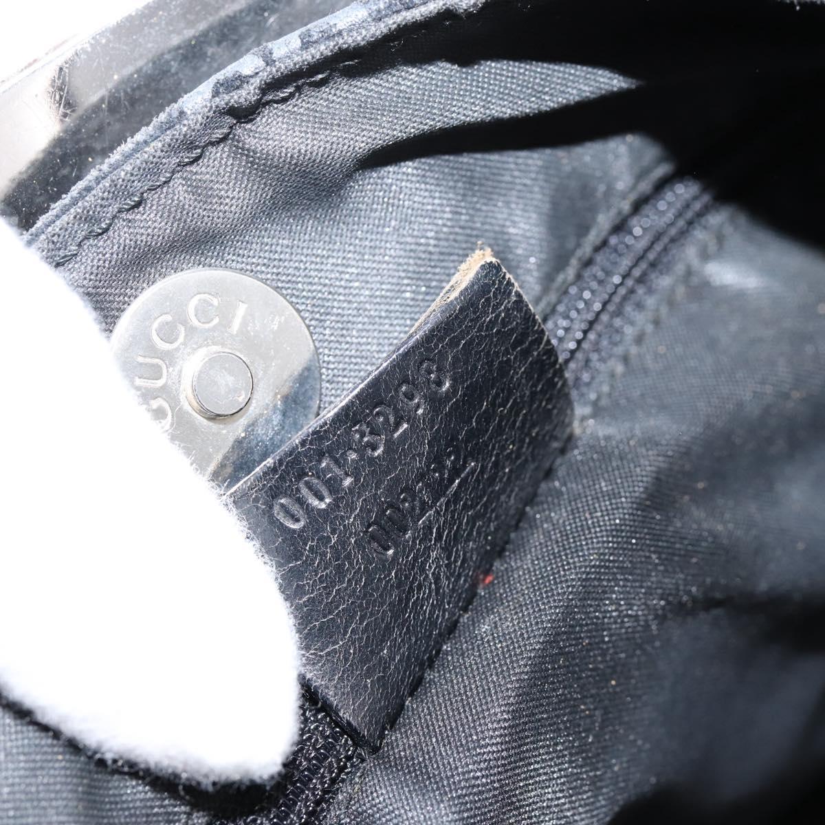 Gucci Black Monogram Shoulder Bag