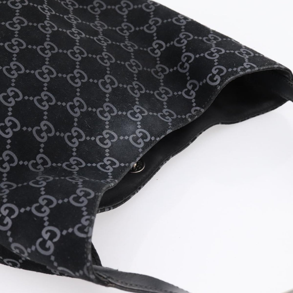 Gucci Black Monogram Shoulder Bag