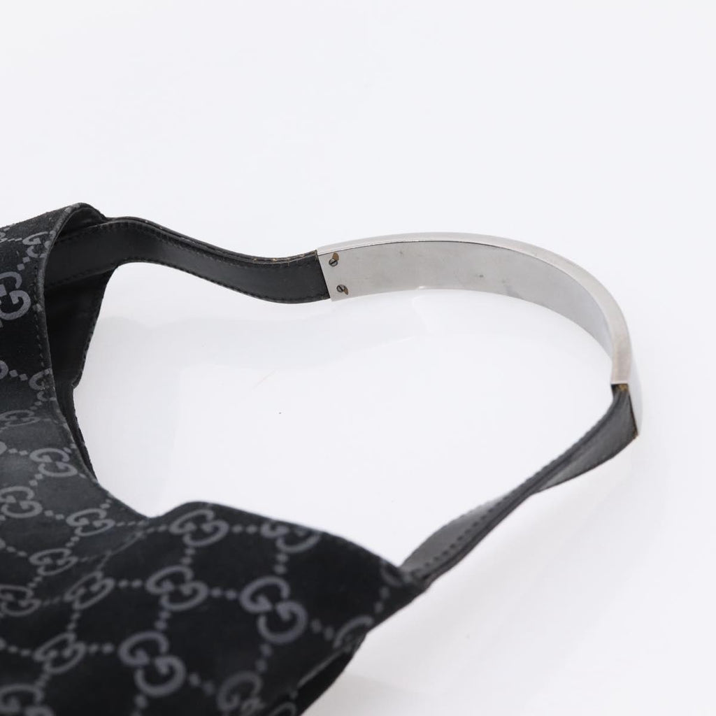 Gucci Black Monogram Shoulder Bag