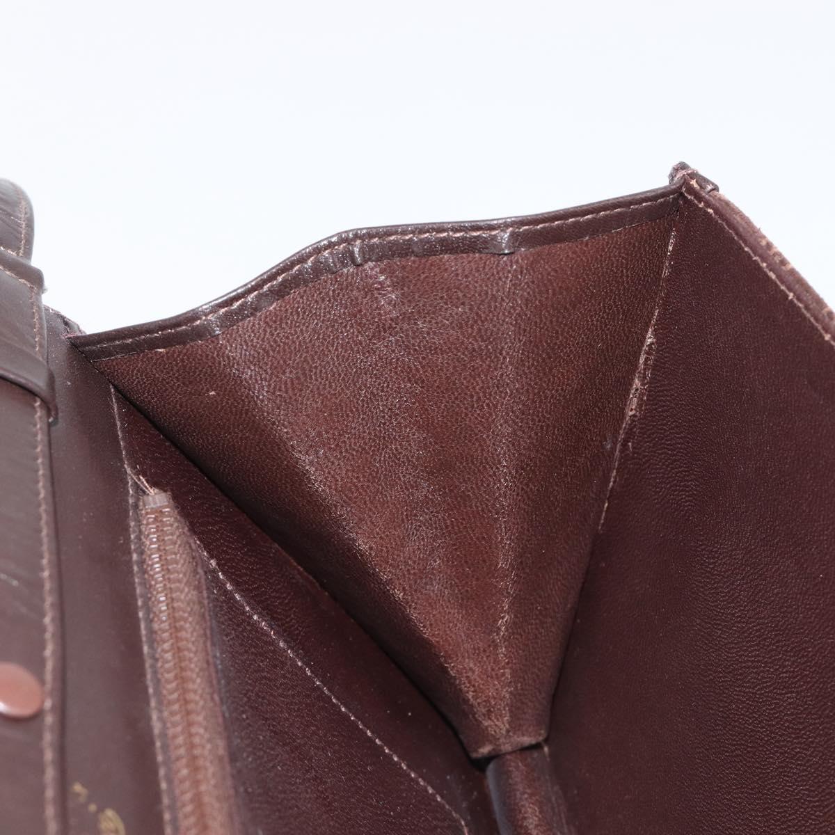 Gucci Brown Suede Leather Trimmed Crossbody