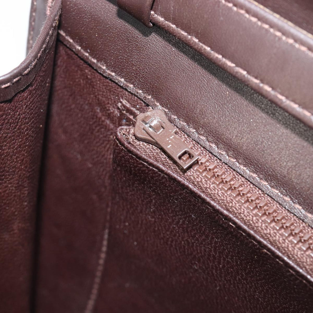 Gucci Brown Suede Leather Trimmed Crossbody