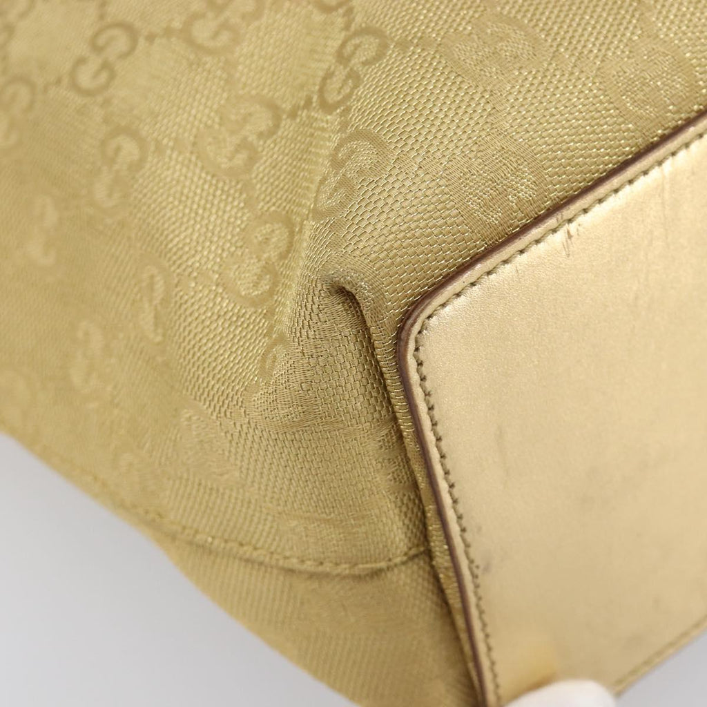 Gucci Gold Monogram Tote