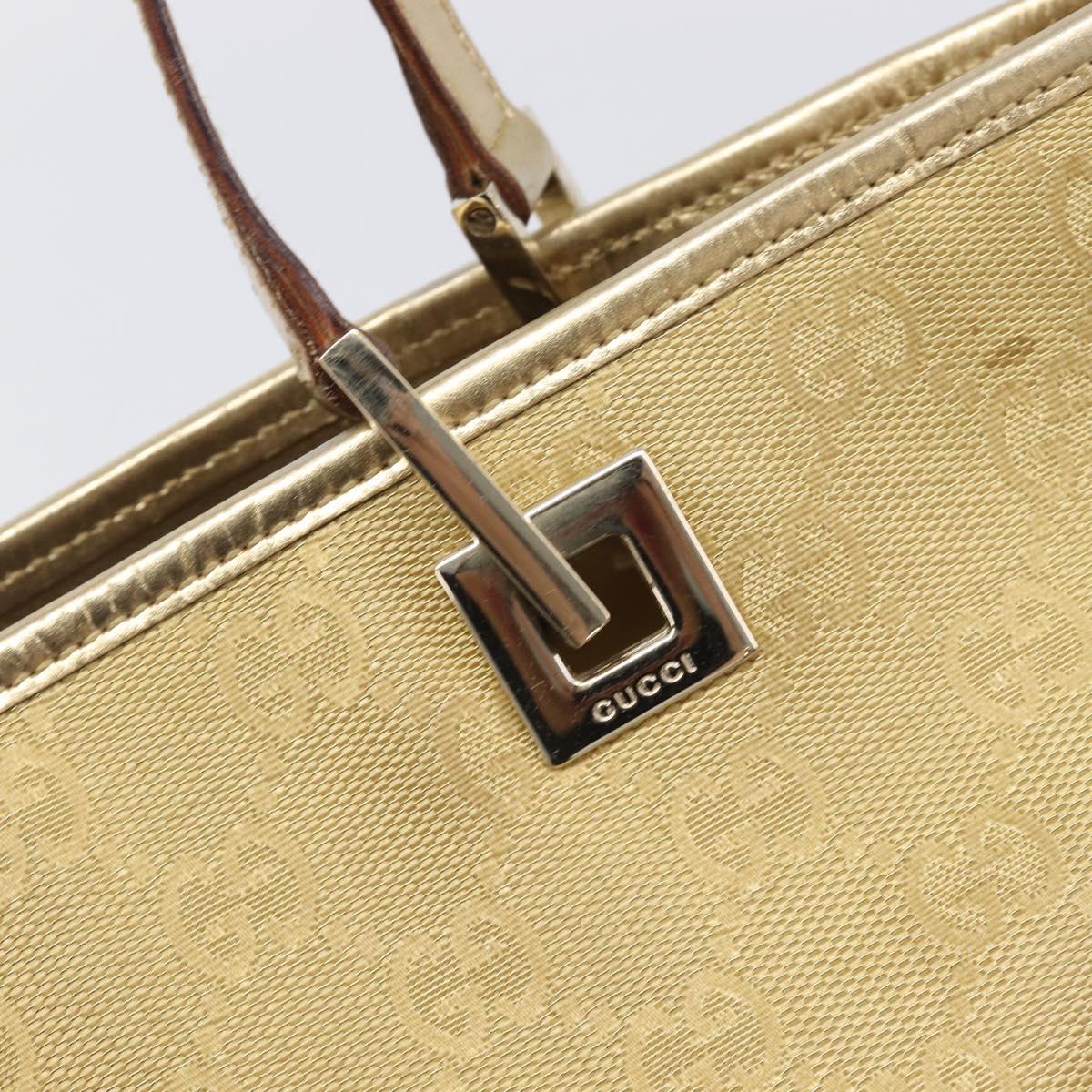 Gucci Gold Monogram Tote