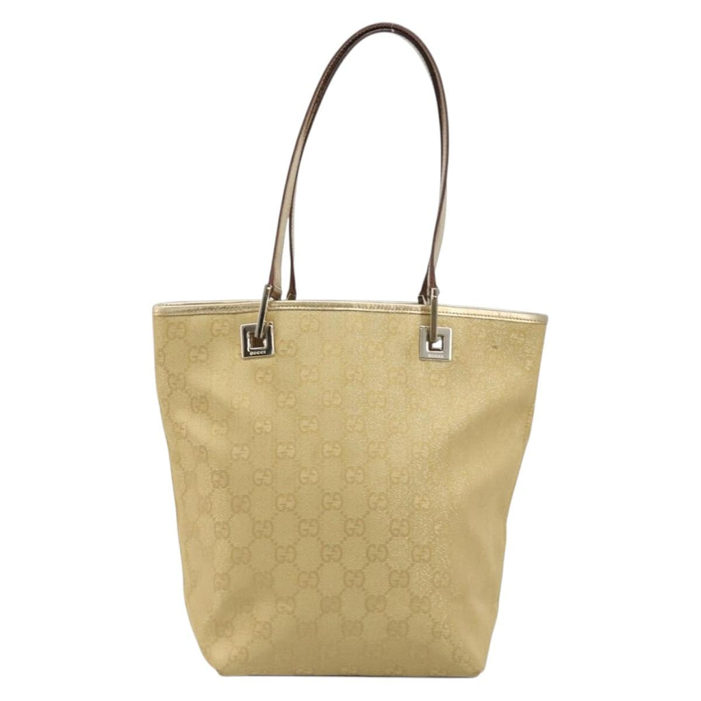 Gucci Gold Monogram Tote