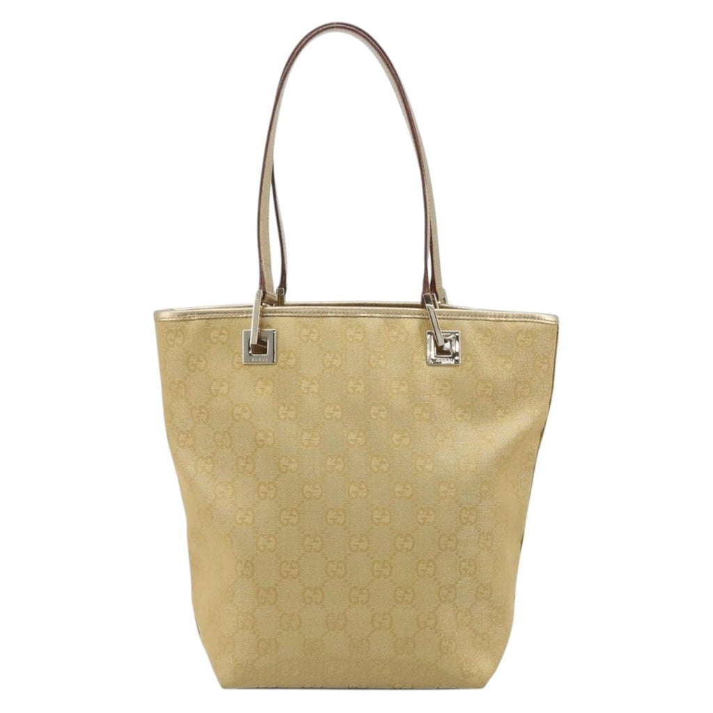 Gucci Gold Monogram Tote