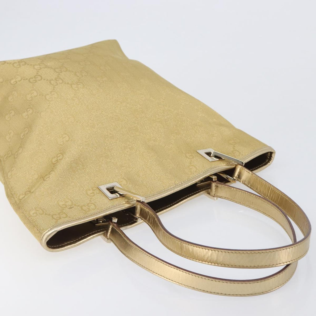 Gucci Gold Monogram Tote