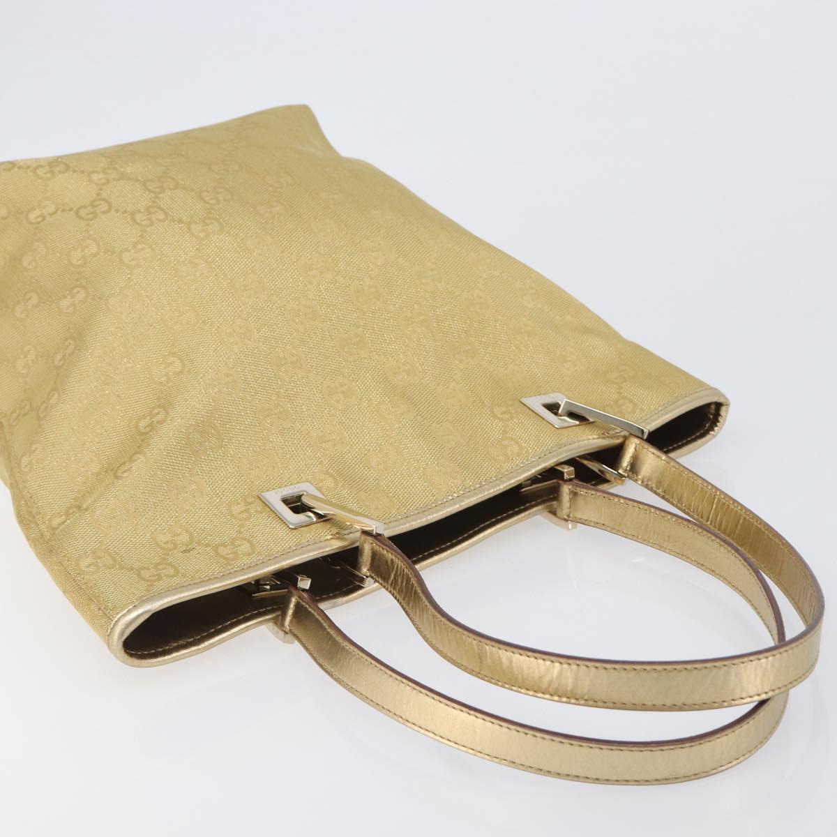 Gucci Gold Monogram Tote