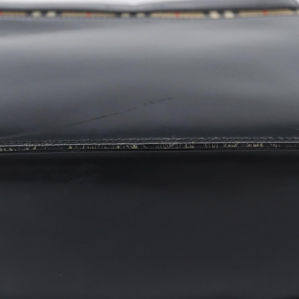 Burberry Nova Check Detail Leather Shoulder Bag