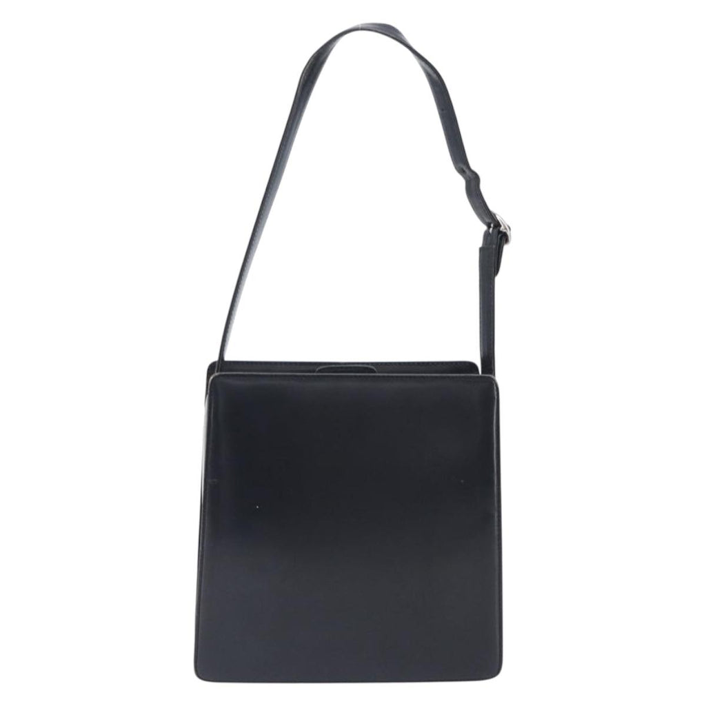 Burberry Nova Check Detail Leather Shoulder Bag