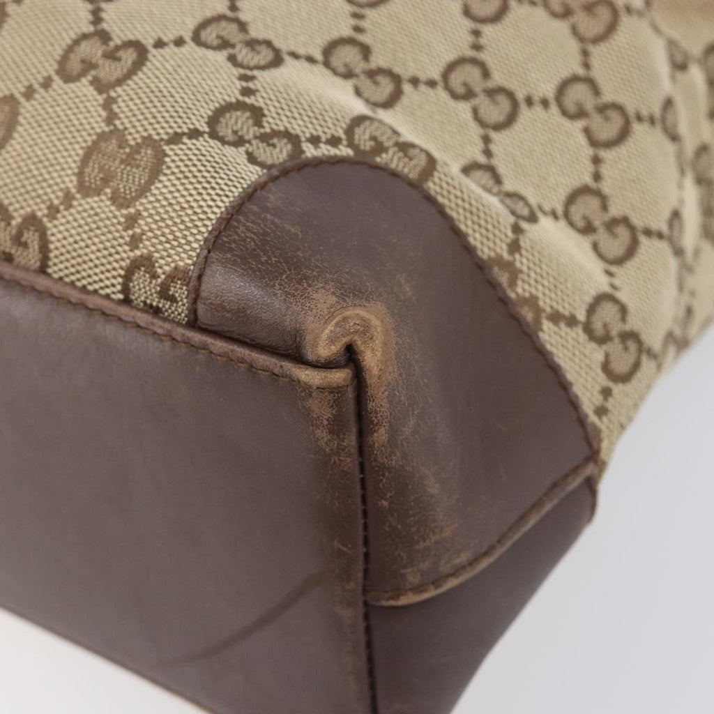 Gucci Monogram Canvas and Leather Tote