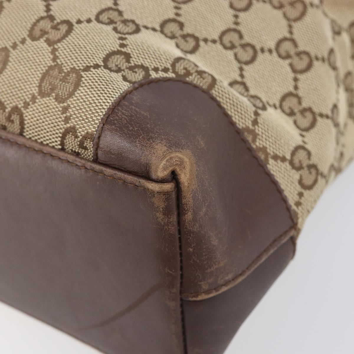 Gucci Monogram Canvas and Leather Tote