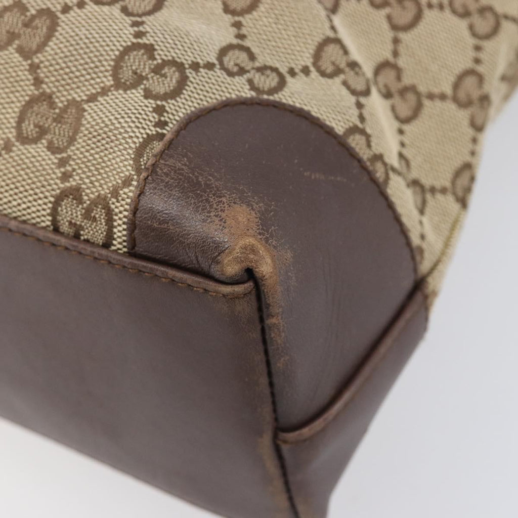Gucci Monogram Canvas and Leather Tote