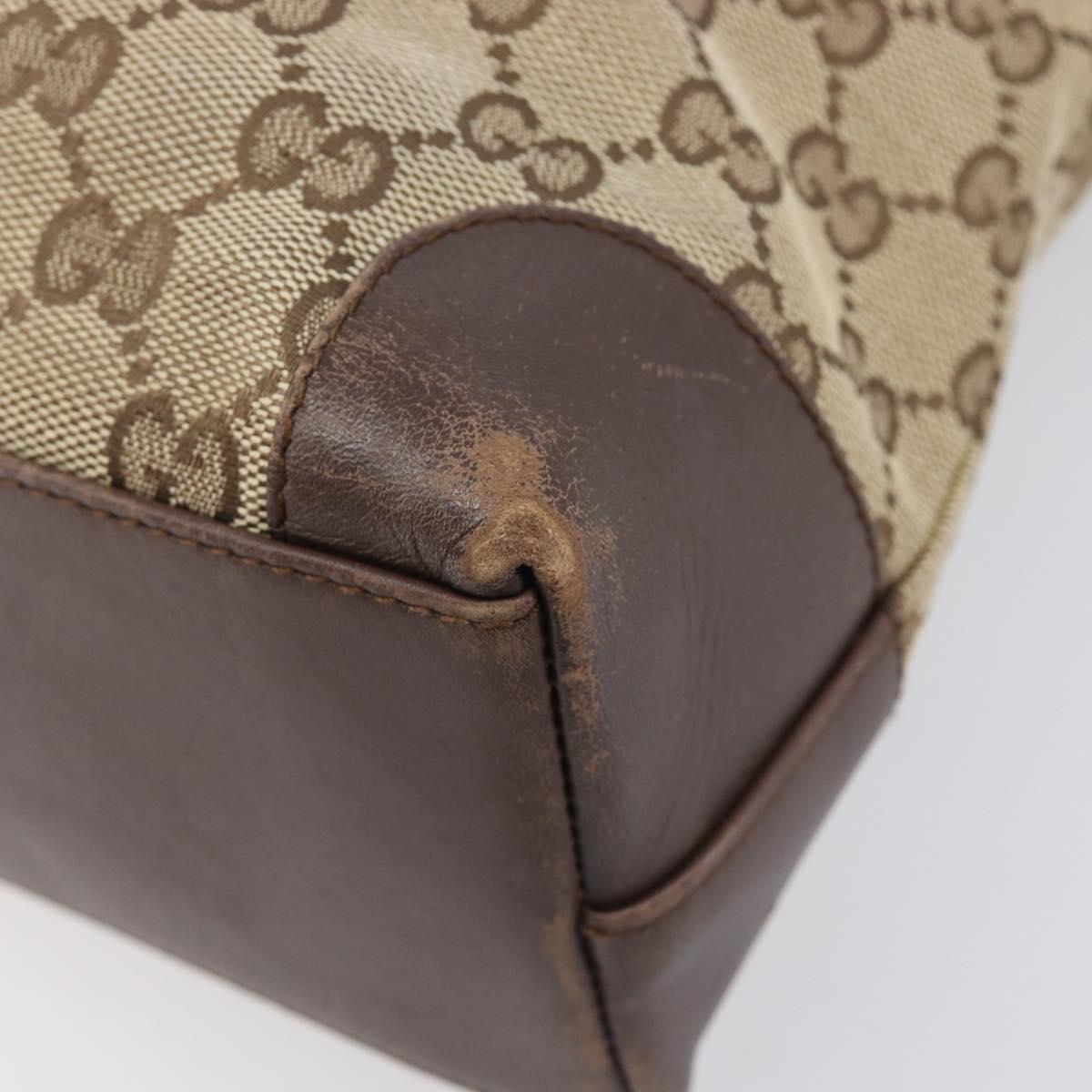 Gucci Monogram Canvas and Leather Tote