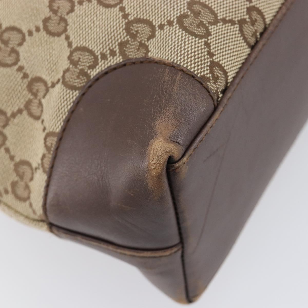 Gucci Monogram Canvas and Leather Tote