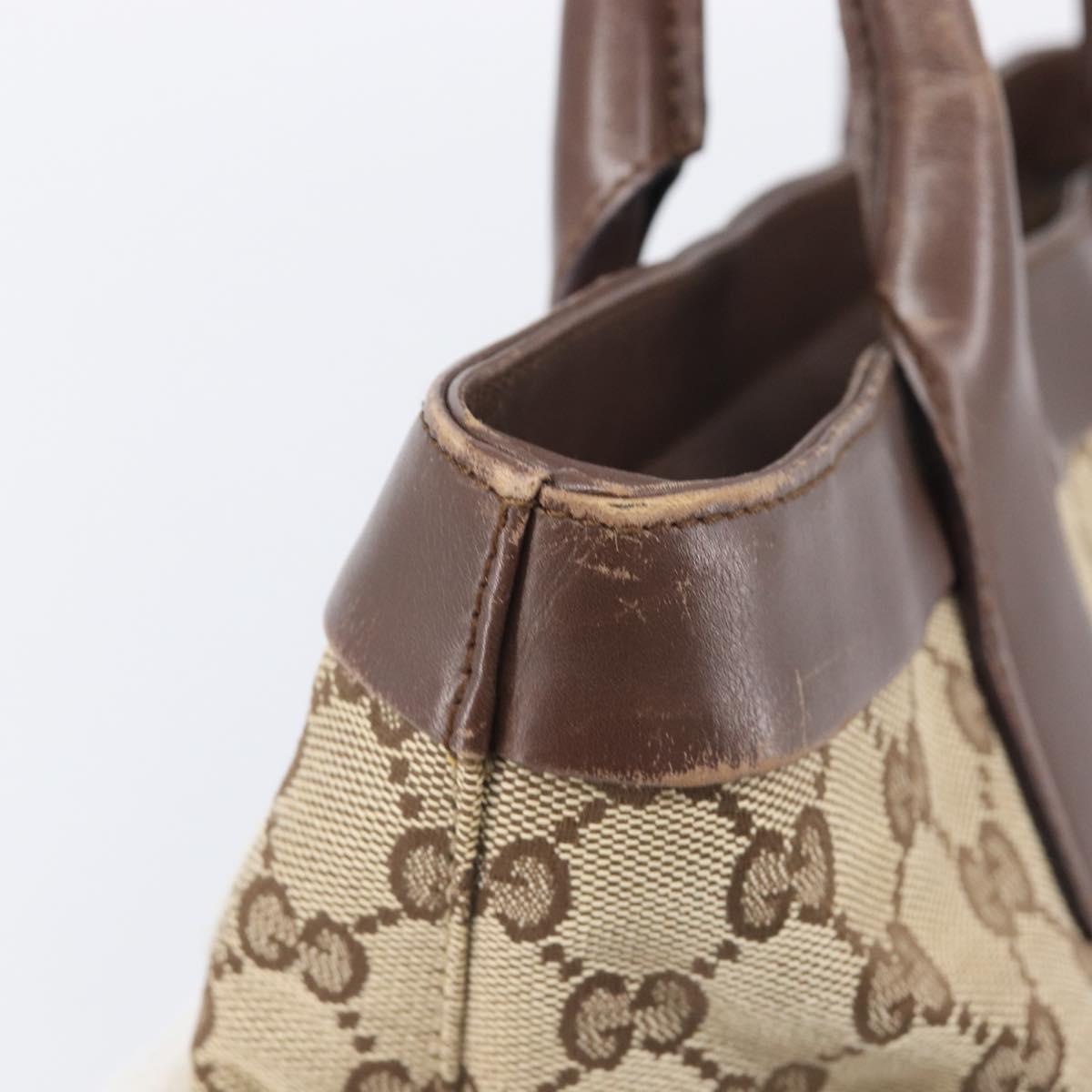 Gucci Monogram Canvas and Leather Tote