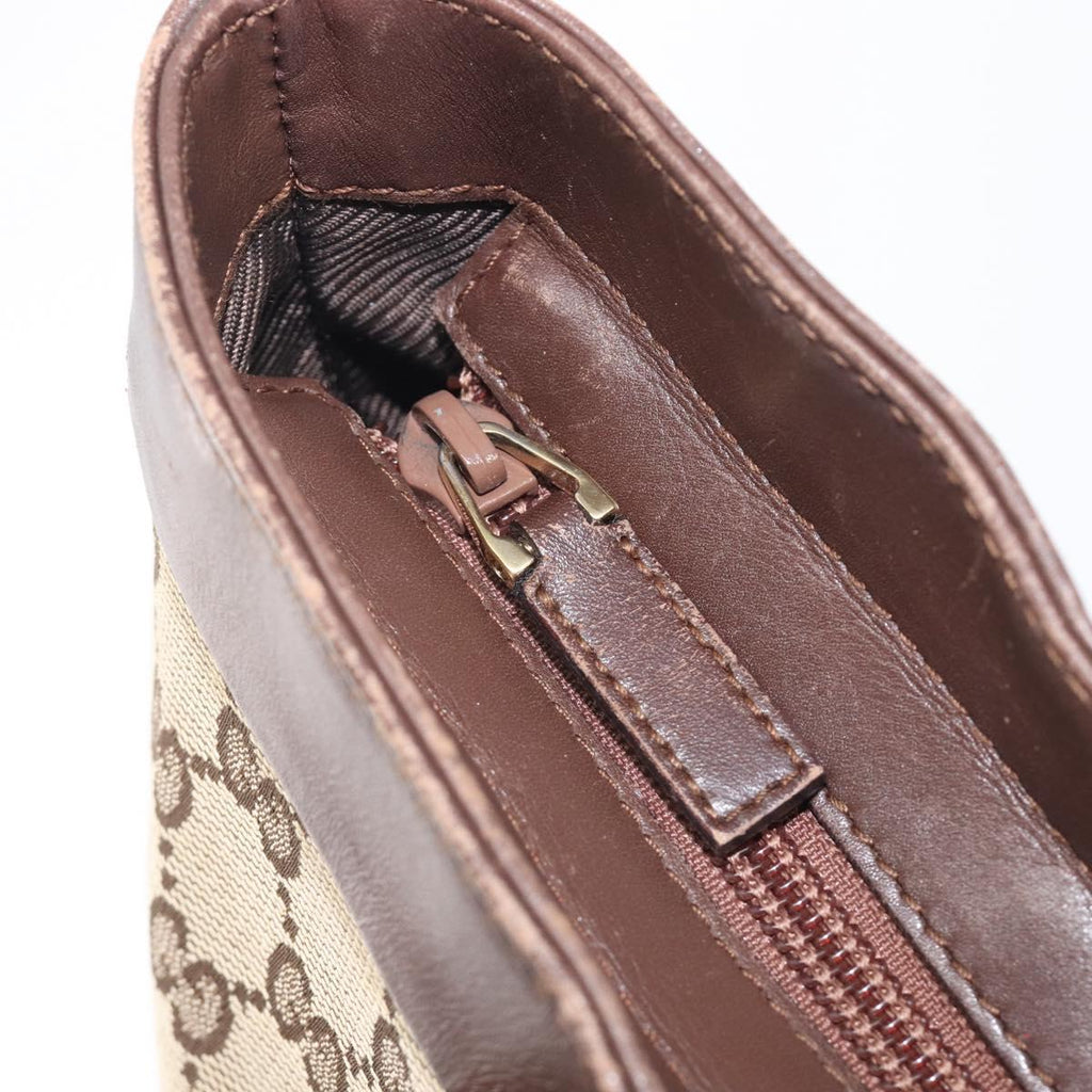 Gucci Monogram Canvas and Leather Tote