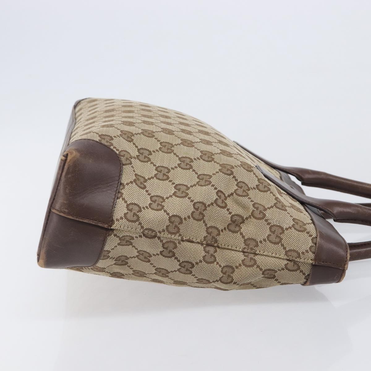 Gucci Monogram Canvas and Leather Tote