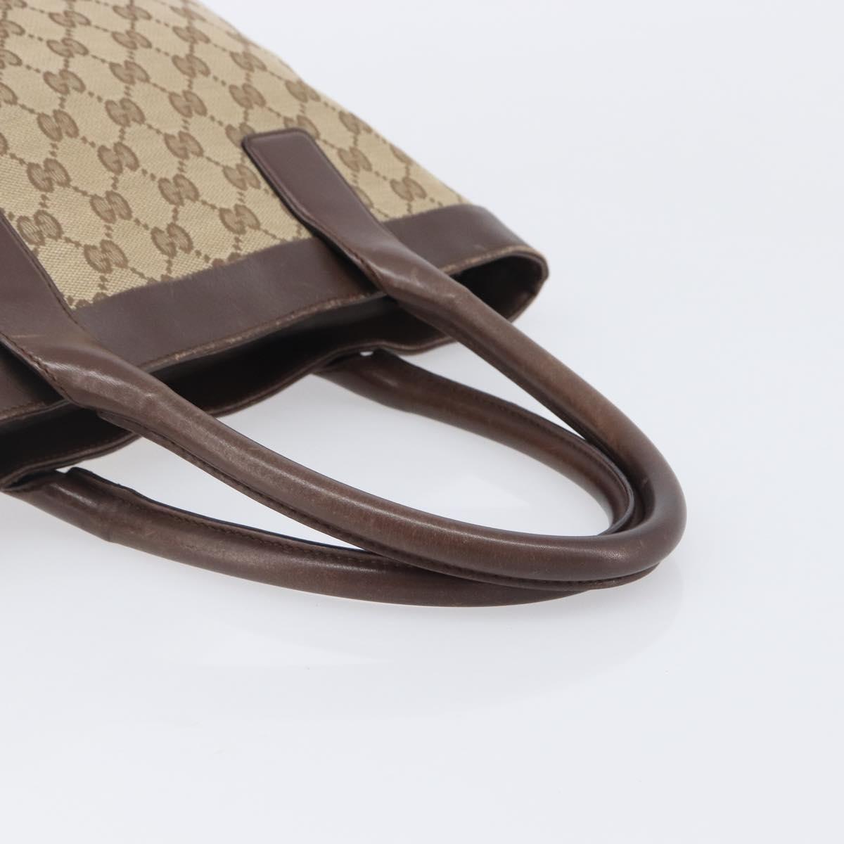 Gucci Monogram Canvas and Leather Tote